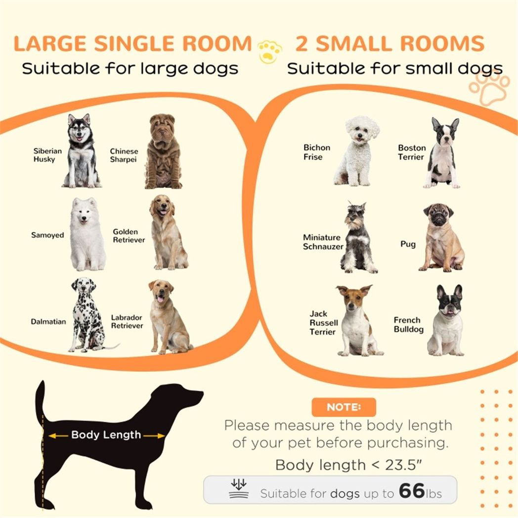 Versatile Double-Door Dog Crate with Decorative Top for Ultimate Pet Comfort