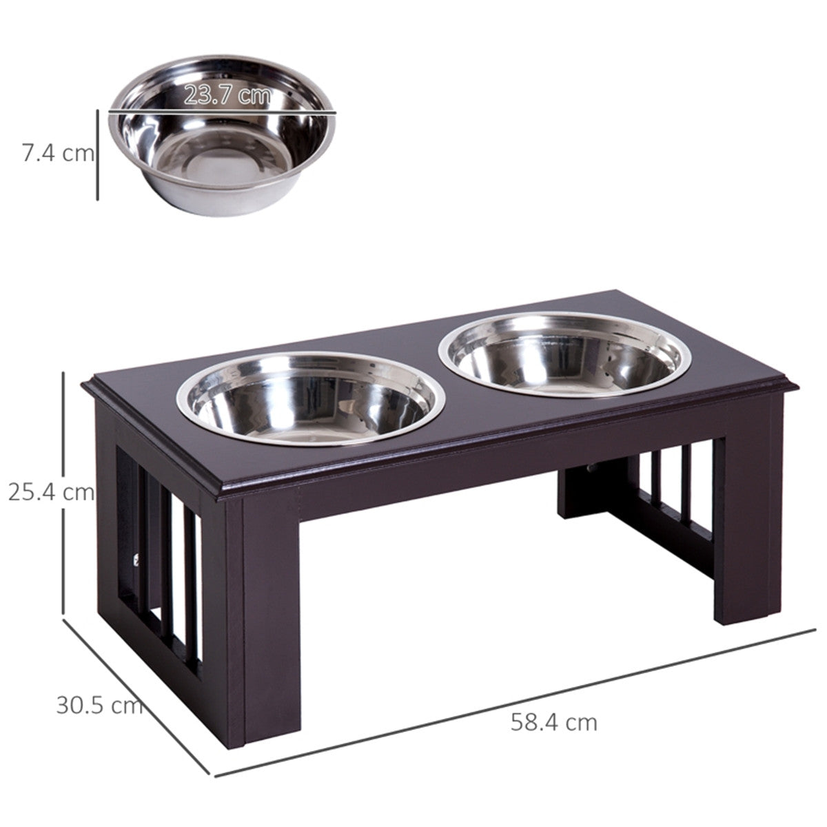 Ergonomic Raised Dog Feeder with Storage for Large Breeds - Durable & Stylish