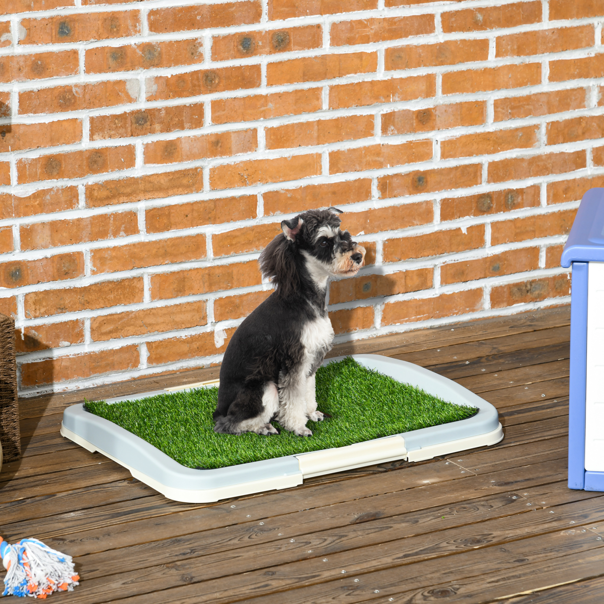 PawHut Indoor Dog Toilet - Easy Clean 3-Layer System with Realistic Grass
