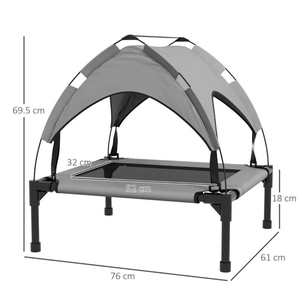 Cozy Canopy Pet Bed: Elevated Comfort for Small to Medium Dogs