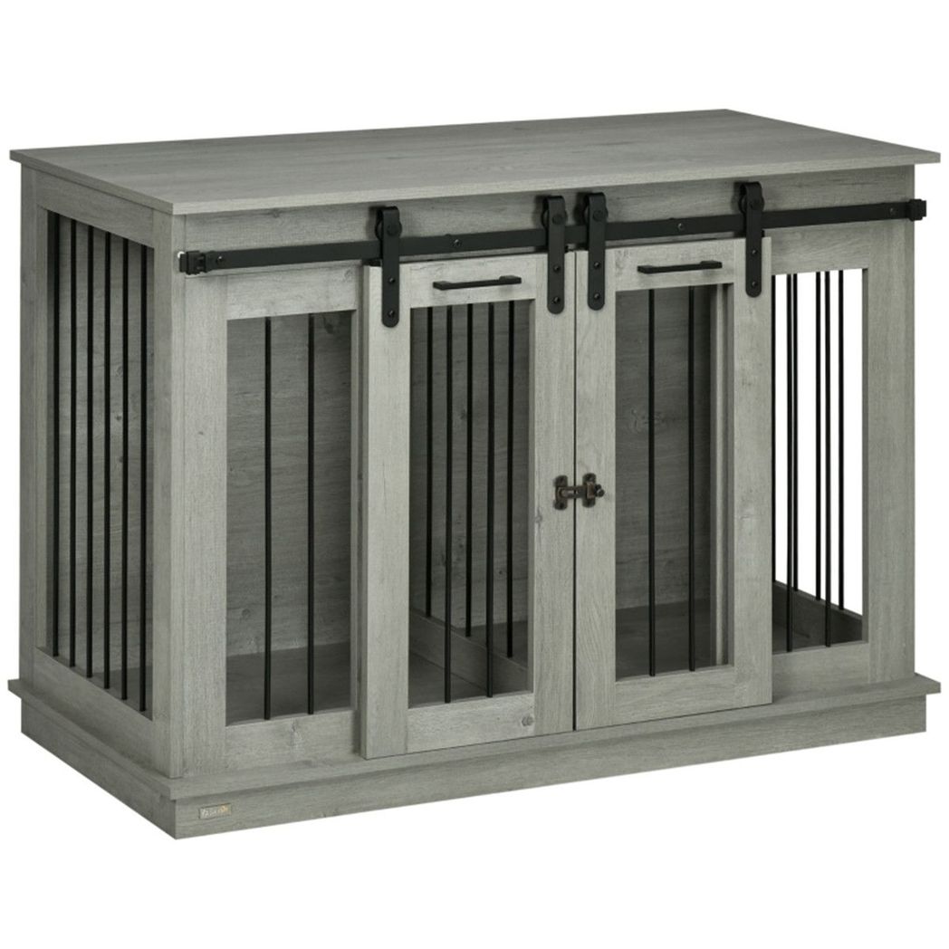 Versatile Double-Door Dog Crate with Decorative Top for Ultimate Pet Comfort