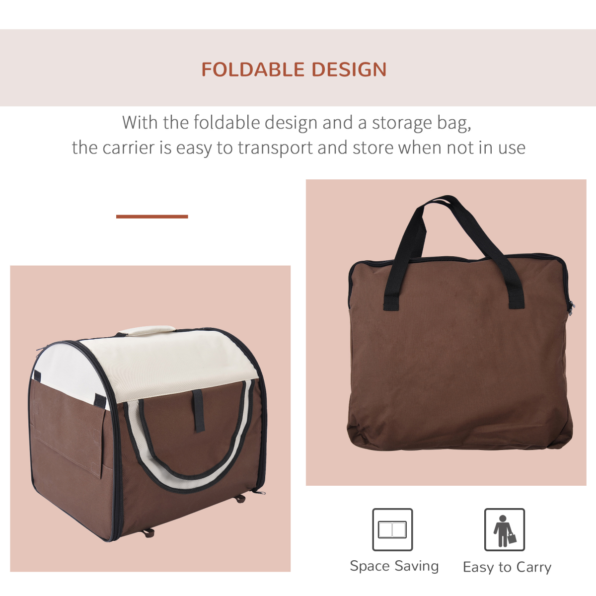 Ultimate Soft-Sided Pet Carrier: Stylish Travel Crate for Dogs & Cats