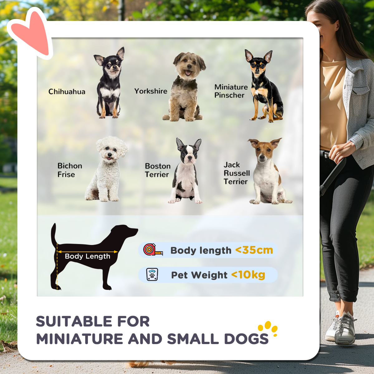 PawHut 3-in-1 Pink Pet Stroller: Travel Carriage for Dogs & Cats
