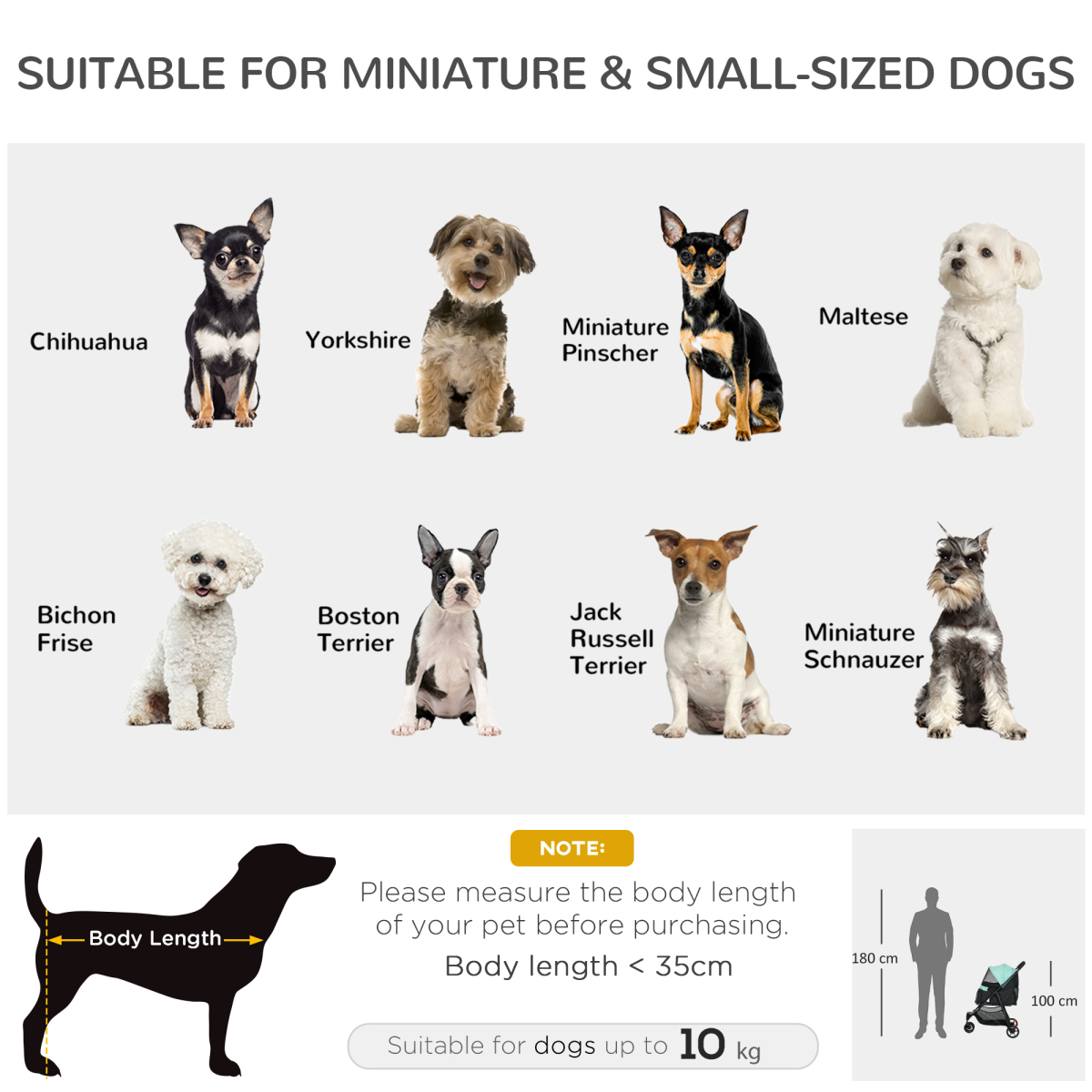 PawHut Green Pet Stroller for Small Dogs & Cats with Rain Cover – Adventure Ready!