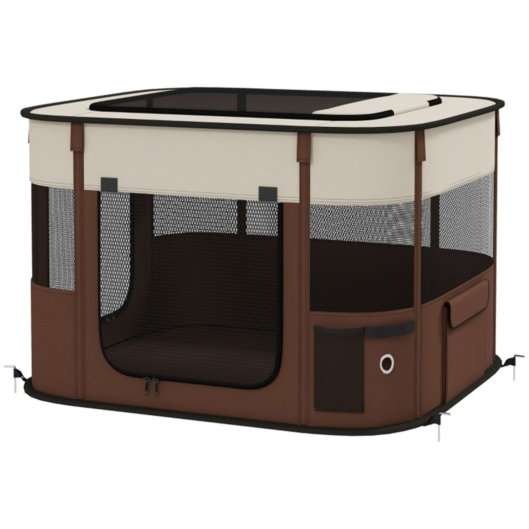 Ultimate Foldable Pet Carrier with Mesh Windows - Perfect for Travel & Play!