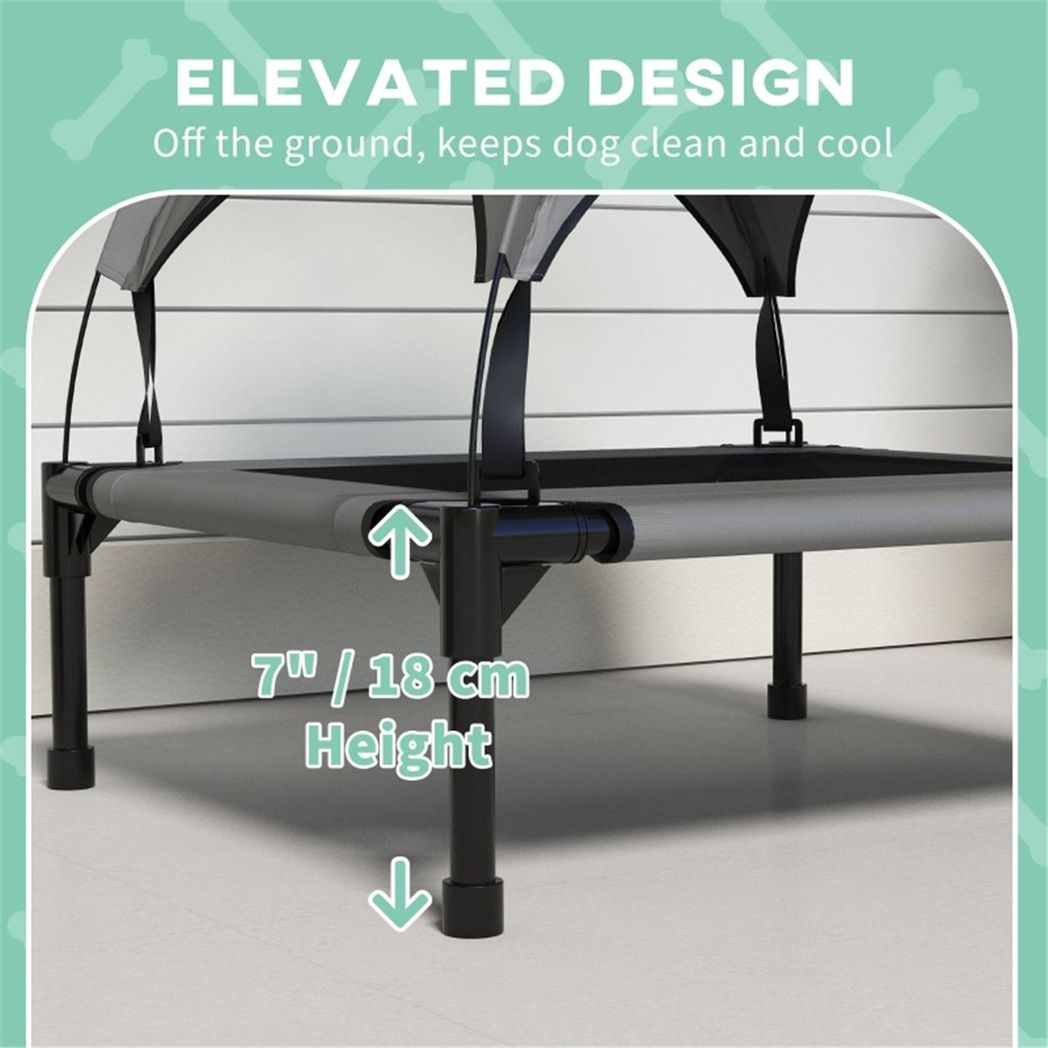 Cozy Canopy Pet Bed: Elevated Comfort for Small to Medium Dogs