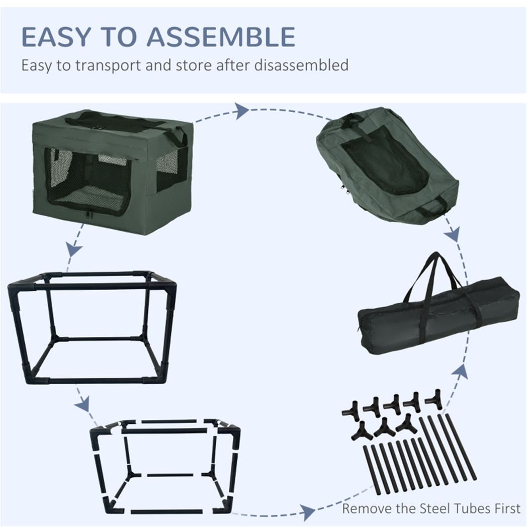 Ultimate Comfort Pet Carrier: Space-Saving, Versatile & Travel-Ready!