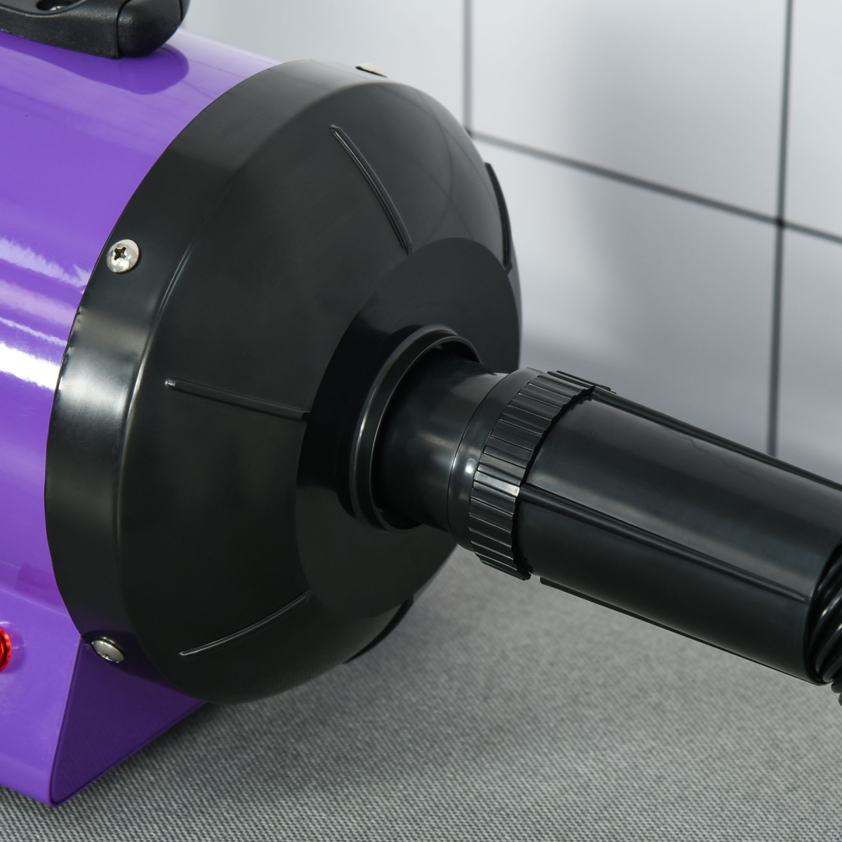 2800W PawHut Pet Hair Dryer - Fast, Adjustable Grooming Blaster with 3 Nozzles