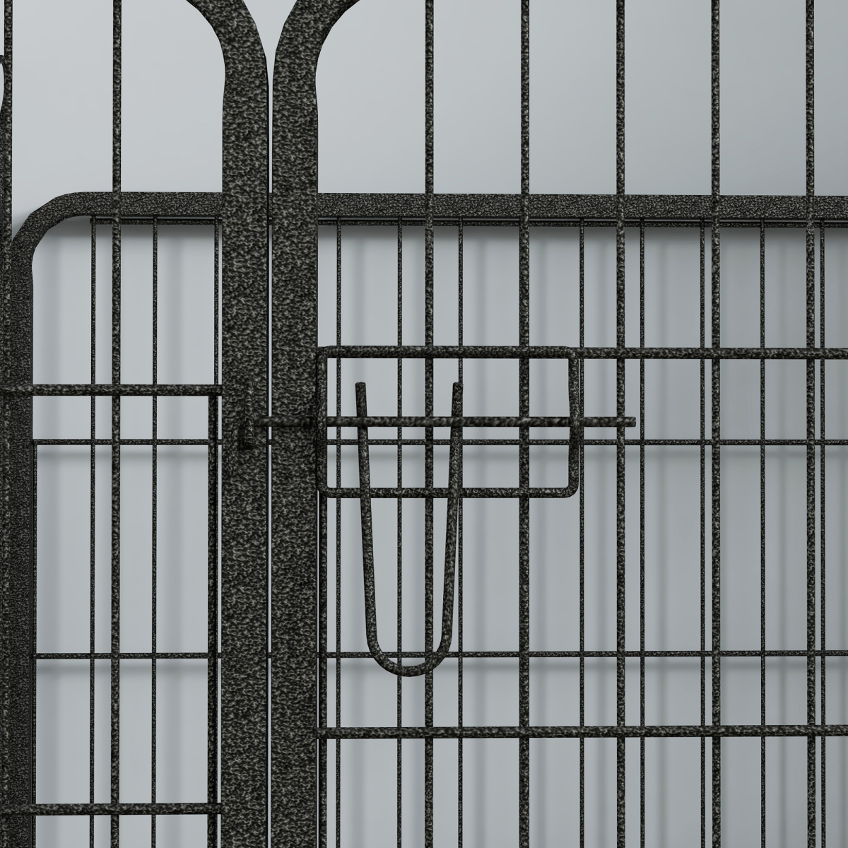 Ultimate Metal Pet Playpen: Secure Indoor/Outdoor Kennel with Lockable Door