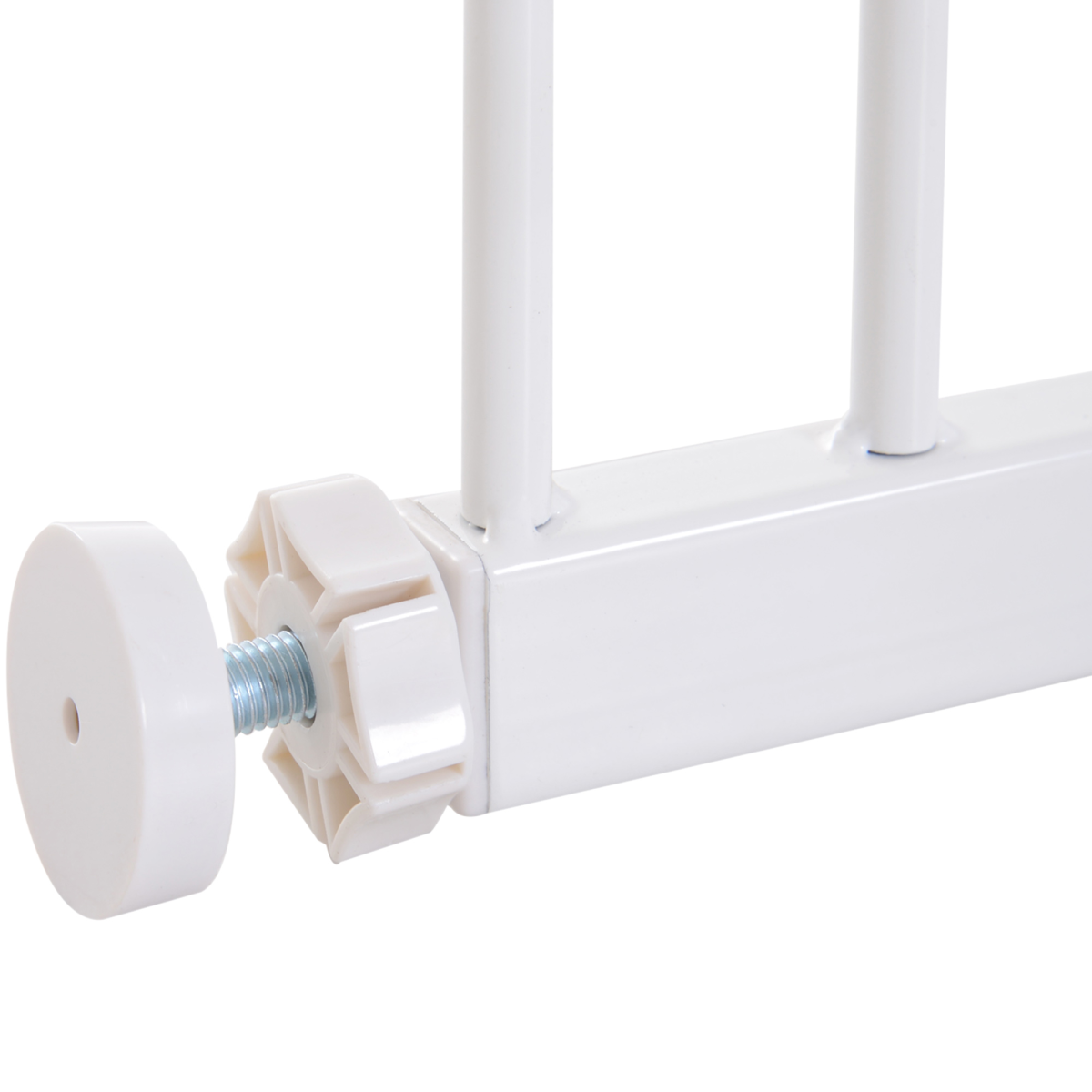 Versatile Pressure Fit Dog Gate - Secure Pet Barrier for Stairs & Doorways