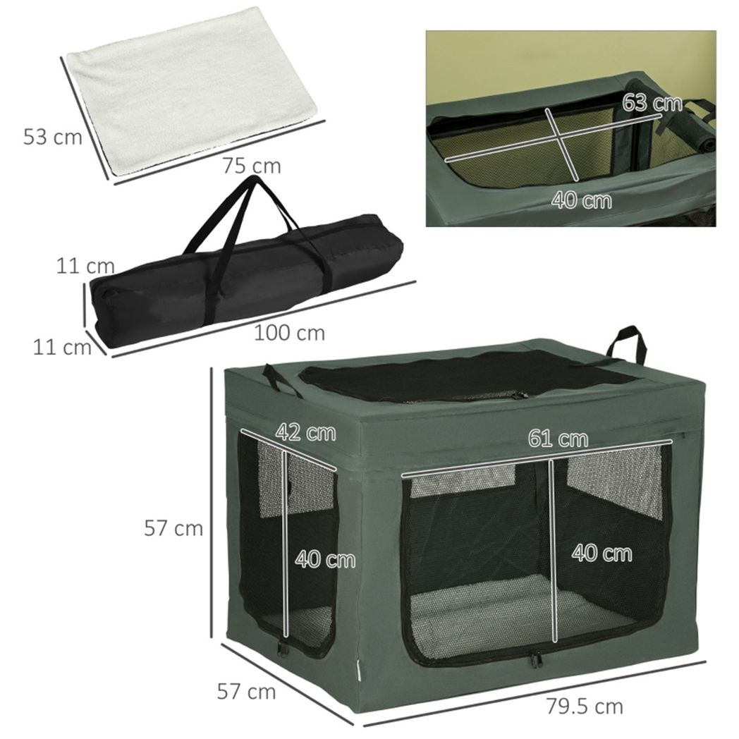 Ultimate Comfort Pet Carrier: Space-Saving, Versatile & Travel-Ready!