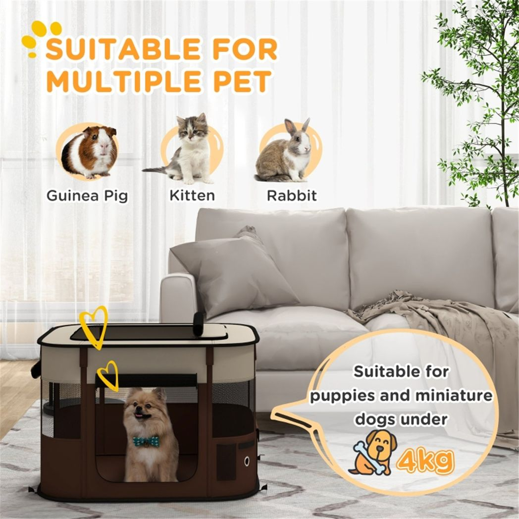 Ultimate Foldable Pet Carrier with Mesh Windows - Perfect for Travel & Play!