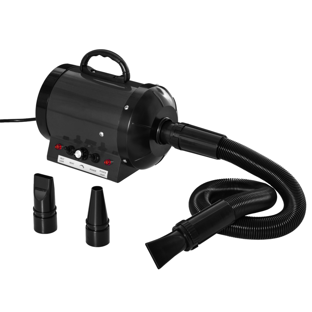 High-Power 2800W Pet Hair Dryer with 3 Nozzles - PawHut Grooming Blaster