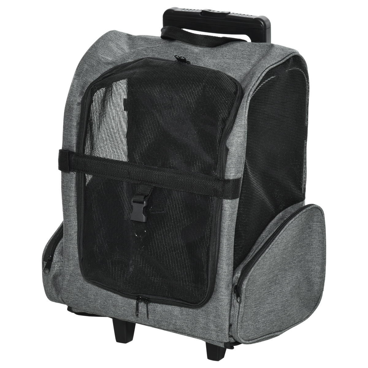 Versatile Pet Travel Carrier Backpack & Trolley - Comfort on the Go!