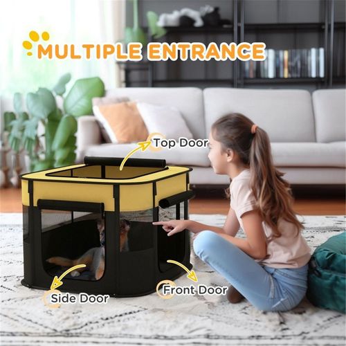 Ultimate Foldable Pet Carrier: Travel-Friendly, Ventilated & Versatile Design