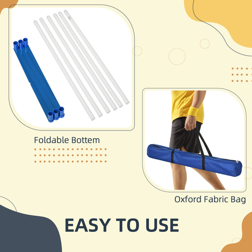 Agility Pro Dog Weave Pole Set - Outdoor Training Kit for Active Pups!