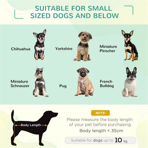 Elevated Portable Pet Bed - Comfort & Style for Your Small Dog!