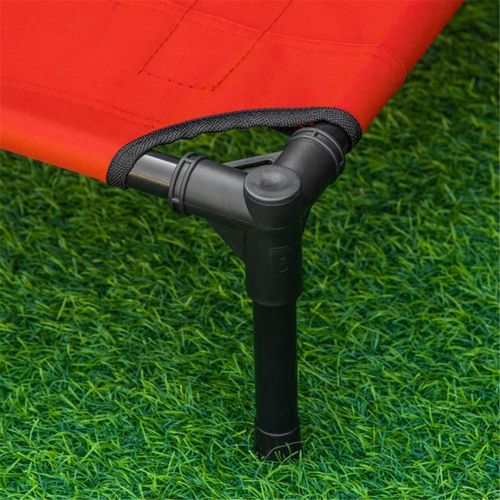 Elevated Portable Pet Bed - Comfort & Style for Your Small Dog!