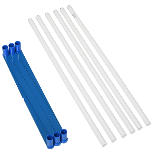 Agility Pro Dog Weave Pole Set - Outdoor Training Kit for Active Pups!