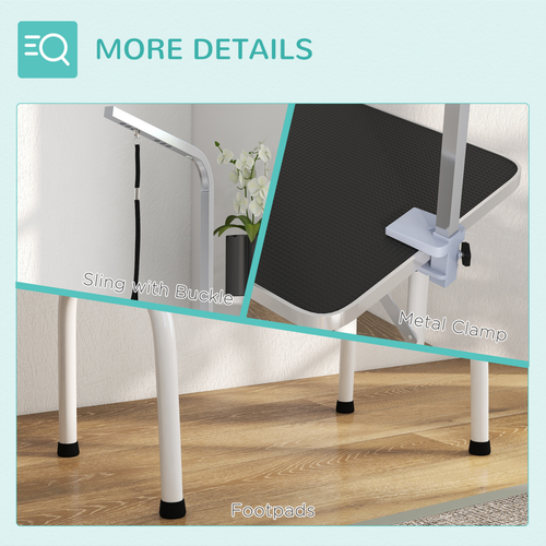 Ultimate Foldable Dog Grooming Table with Adjustable Arm - Max Load 30 KG