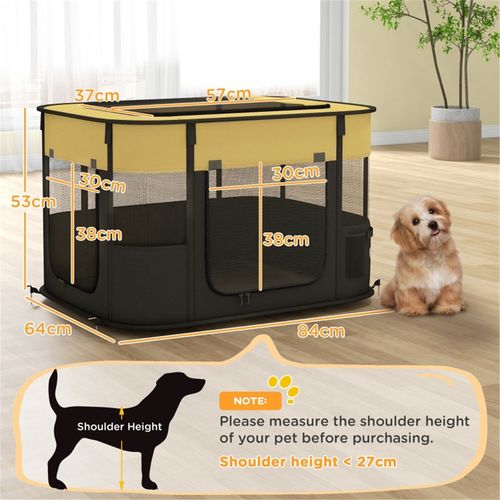 ComfyPet Portable Playpen: Spacious, Safe & Stylish for Your Furry Friend!