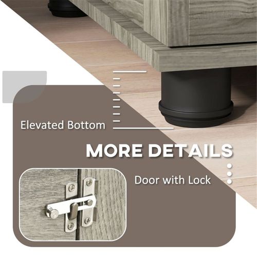 Chic Dog Crate & Side Table: Stylish Comfort for Your Large Pup