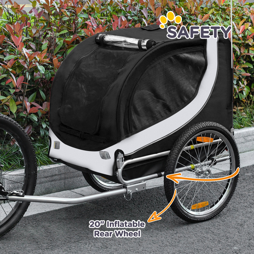 Adventure Pet Bike Trailer - Durable, Water-Resistant, Spacious & Safe