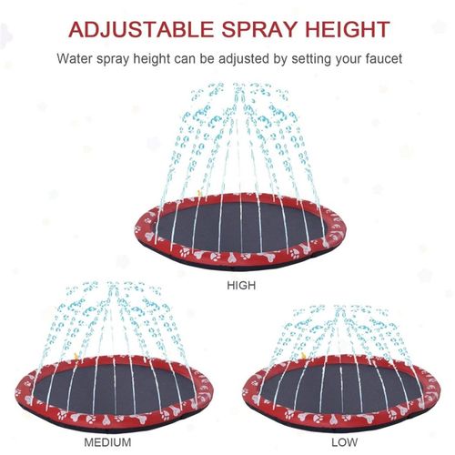 Ultimate Pet Splash Sprinkler Pad - Beat the Heat with Fun & Safety!