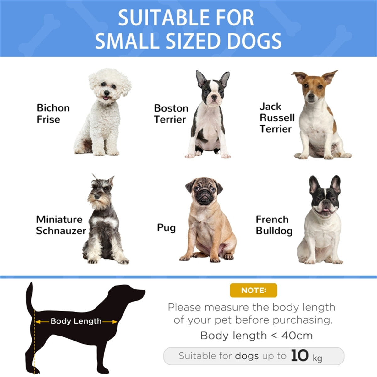 CoolComfort Raised Pet Bed with Tilting Headrest for Small Dogs