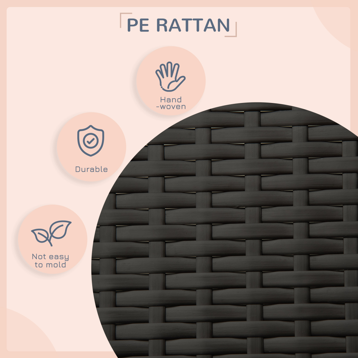 PawHut Cozy Wicker Pet Bed: Stylish Canopy Dog House with Soft Cushion
