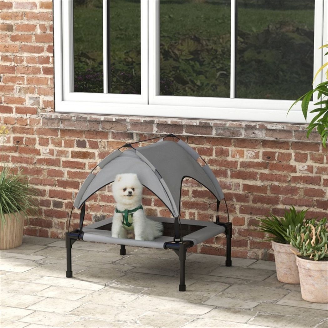 Cozy Canopy Pet Bed: Elevated Comfort for Small to Medium Dogs