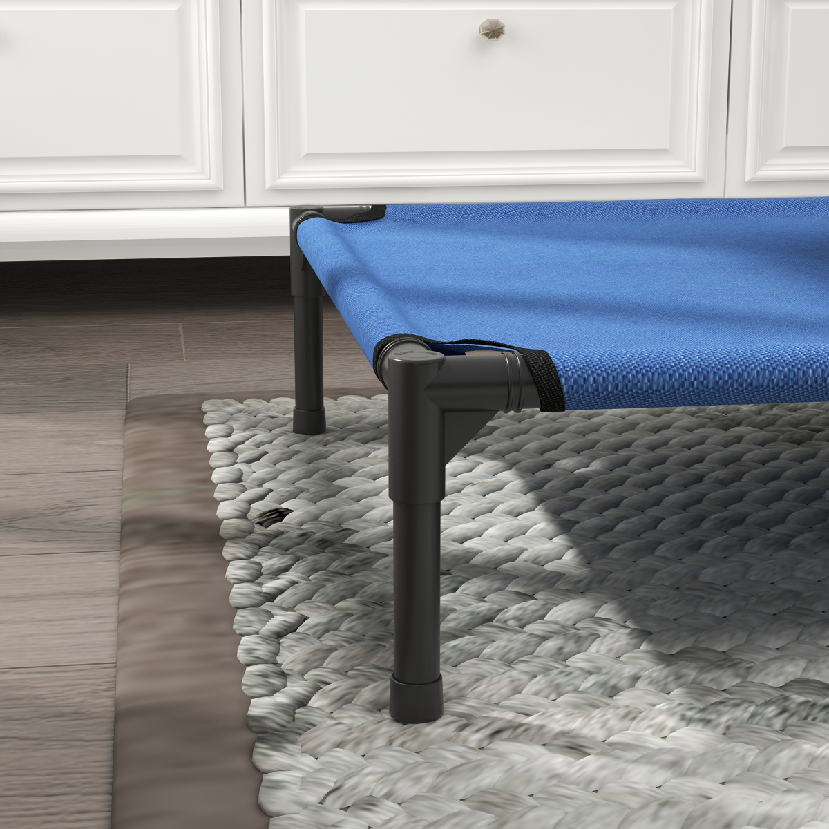 Ultimate Folding Elevated Pet Bed Hammock - Portable Comfort for Dogs & Cats!