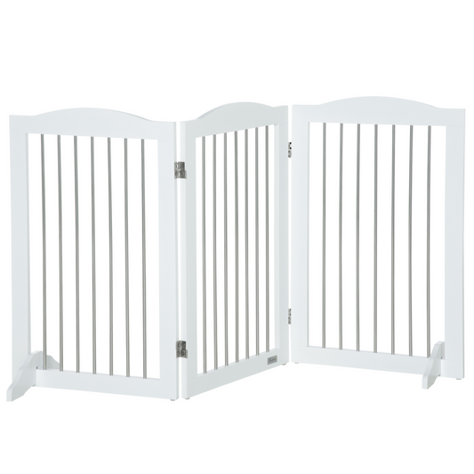 Versatile Foldable Dog Gate - Perfect for Doorways, Stairs, and Halls!