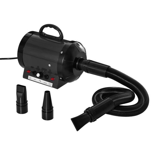 High-Power 2800W Pet Hair Dryer with 3 Nozzles - PawHut Grooming Blaster
