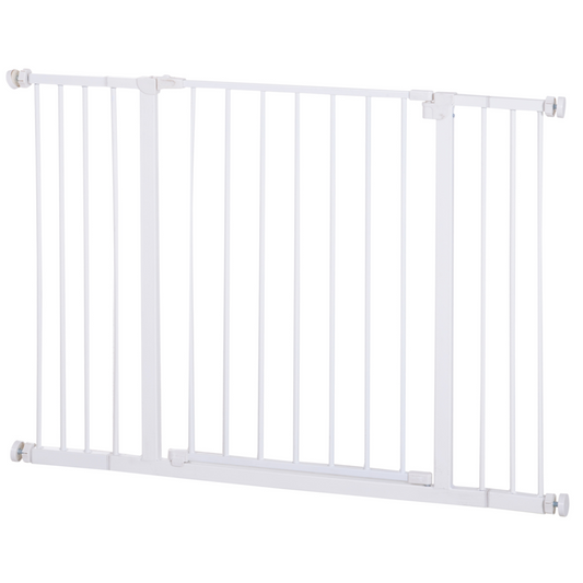 Versatile Pressure Fit Dog Gate - Secure Pet Barrier for Stairs & Doorways