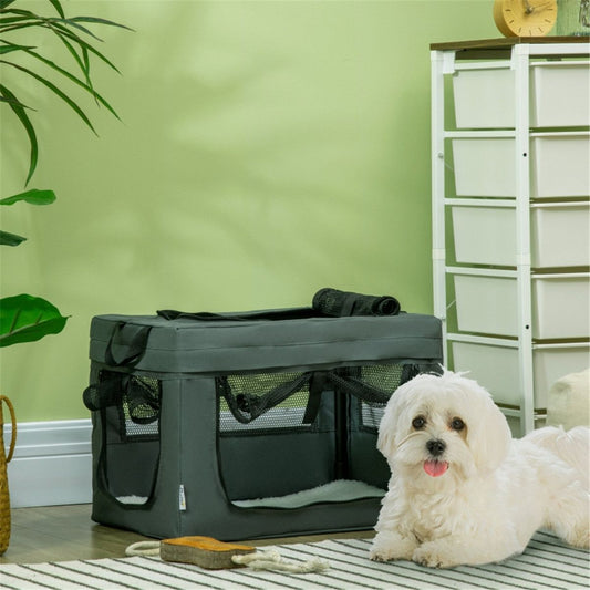 Ultimate Comfort Pet Carrier: Space-Saving Design with Easy Access & Ventilation