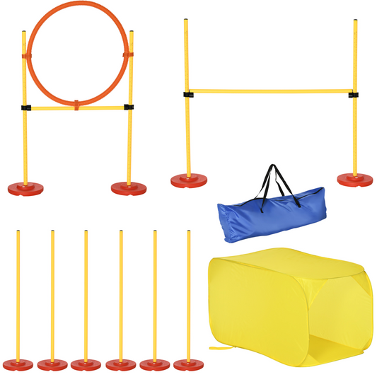 Ultimate Dog Agility Training Set - 4-Piece Backyard Fun Course for Pets