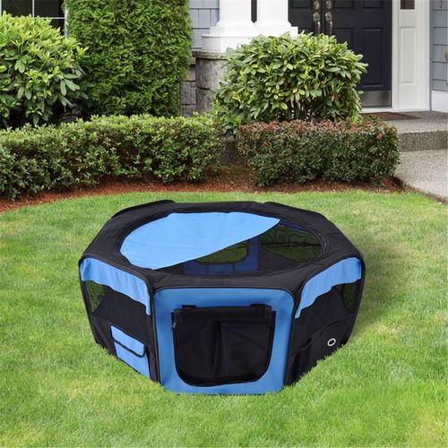 PawHut Portable Pet Playpen: Durable, Lightweight, and Easy Access for Small Pets