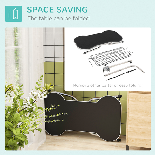 Premium Foldable Pet Grooming Table with Adjustable Arm & Non-Slip Surface