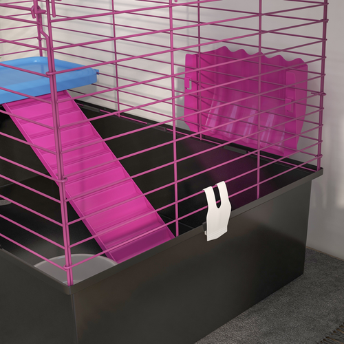 PawHut Deluxe Small Animal Home: Cozy Cage for Rabbits & Guinea Pigs