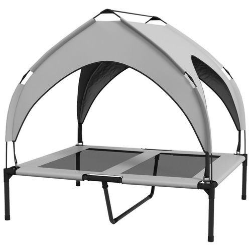 Elevated Pet Bed with Canopy - Comfort, Shade, and Travel-Friendly Design