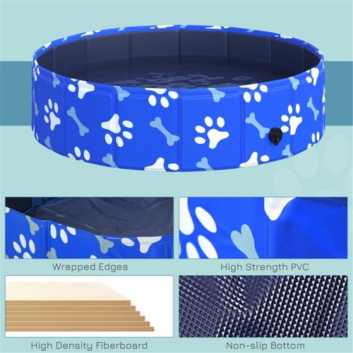 Versatile Dog & Cat Pool - Foldable, Durable & Slip-Resistant Fun Oasis