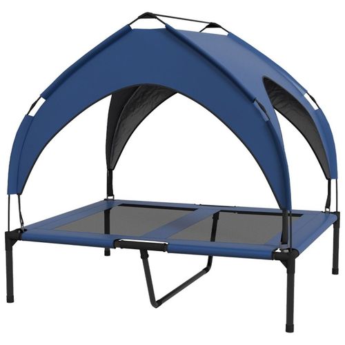 Ultimate Elevated Pet Bed with Water-Resistant Canopy - Ideal for Large Dogs!