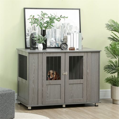 Stylish Extra Large Dog Crate with Display Top & Safety Features