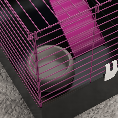 PawHut Deluxe Small Animal Home: Cozy Cage for Rabbits & Guinea Pigs