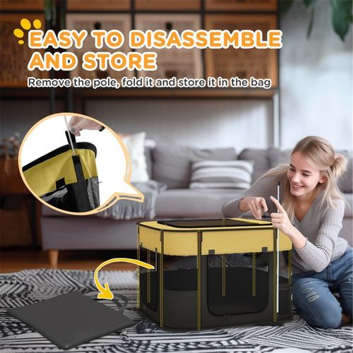 Ultimate Foldable Pet Carrier: Travel-Friendly, Ventilated & Versatile Design