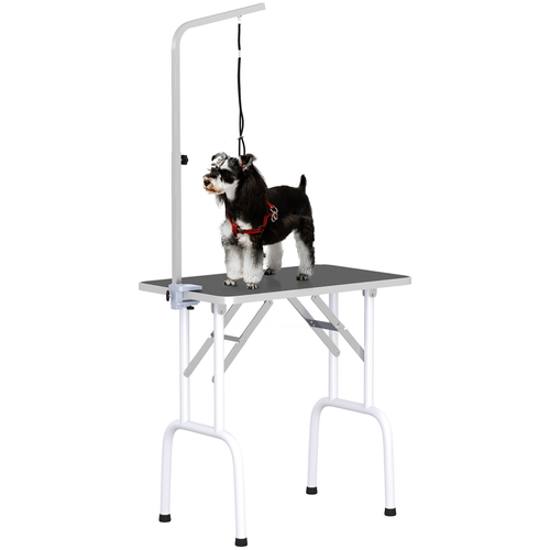 Ultimate Foldable Dog Grooming Table with Adjustable Arm - Max Load 30 KG