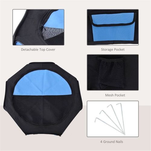 PawHut Portable Pet Playpen: Durable, Lightweight, and Easy Access for Small Pets
