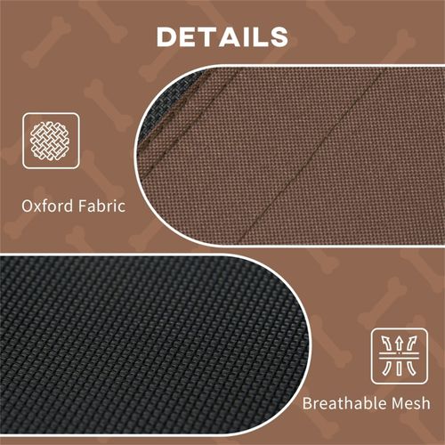 Elevated XXL Dog Bed with Canopy - Durable, Breathable & Portable Comfort