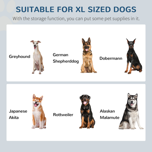 Elevated Dog Bowl Set with Storage - Stylish Grey, Perfect for Large Breeds!